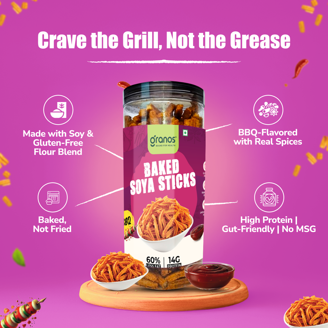 Granos Baked Soya Sticks 150g BBQ