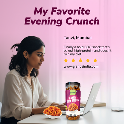 Granos Baked Soya Sticks 150g BBQ