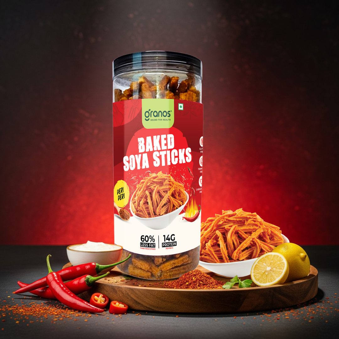 Granos Baked Soya Sticks 150g Peri Peri