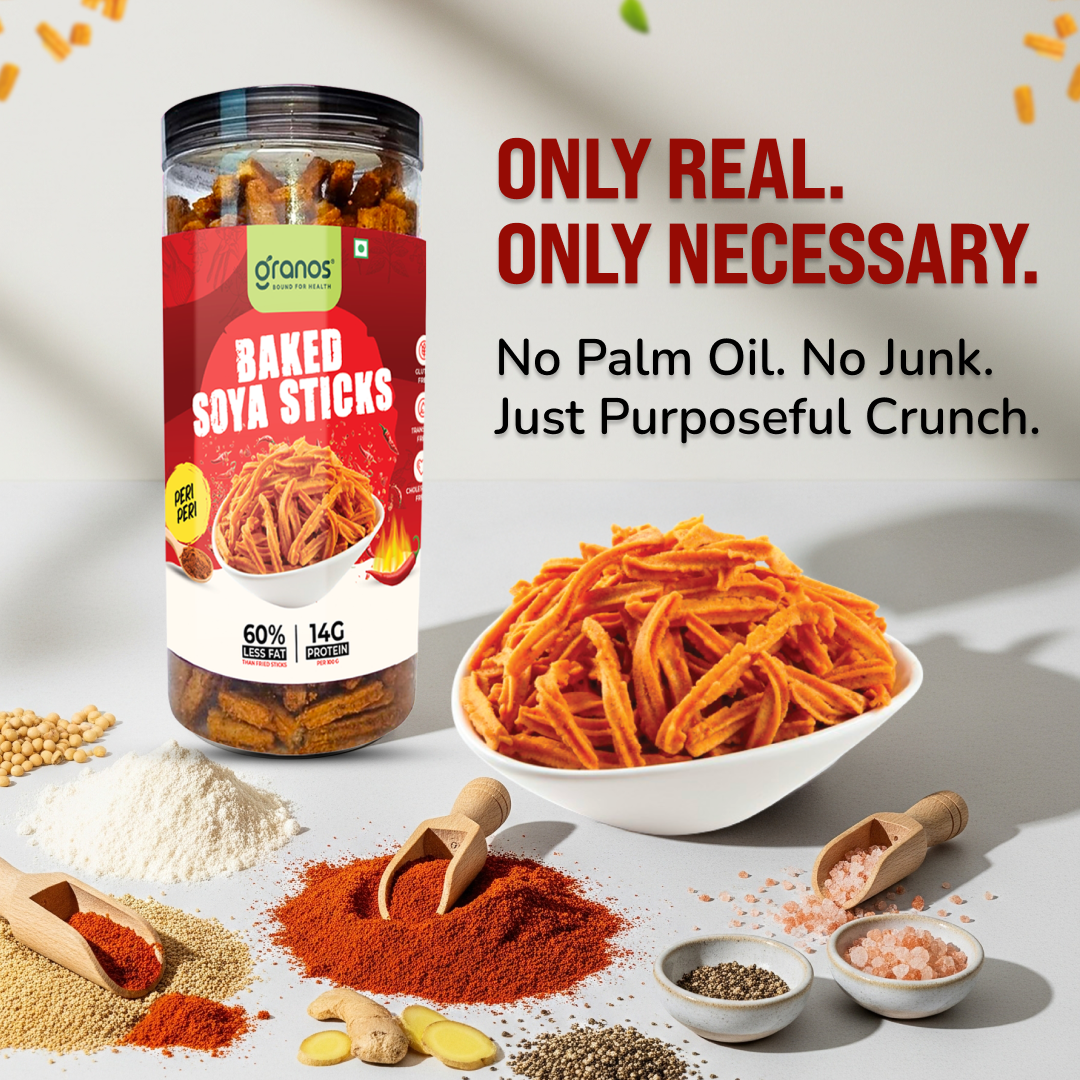 Granos Baked Soya Sticks 150g Peri Peri