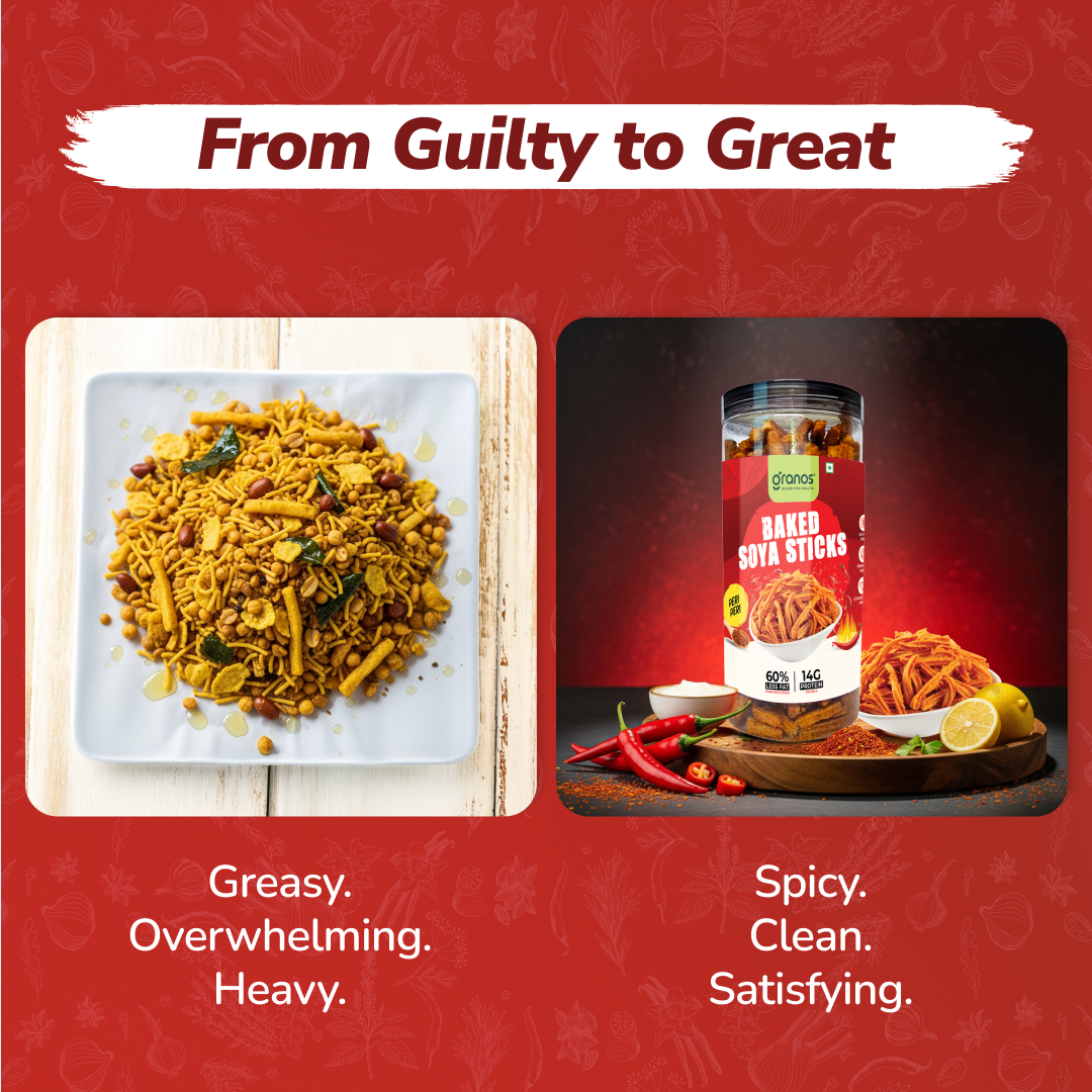 Granos Baked Soya Sticks 150g Peri Peri