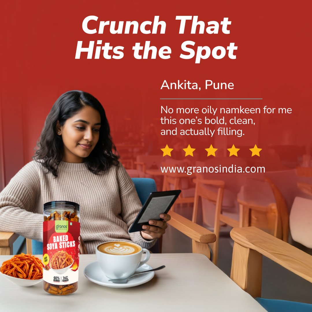 Granos Baked Soya Sticks 150g Peri Peri