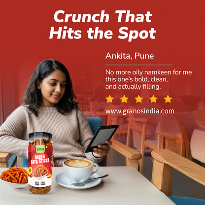 Granos Baked Soya Sticks 150g Peri Peri