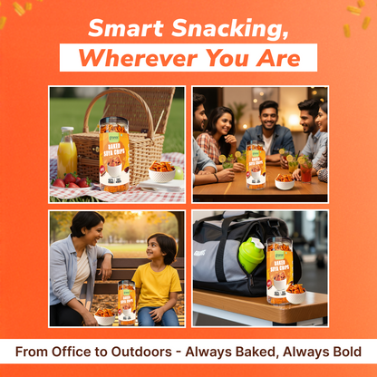 Granos Baked Soya Chips 200g BBQ