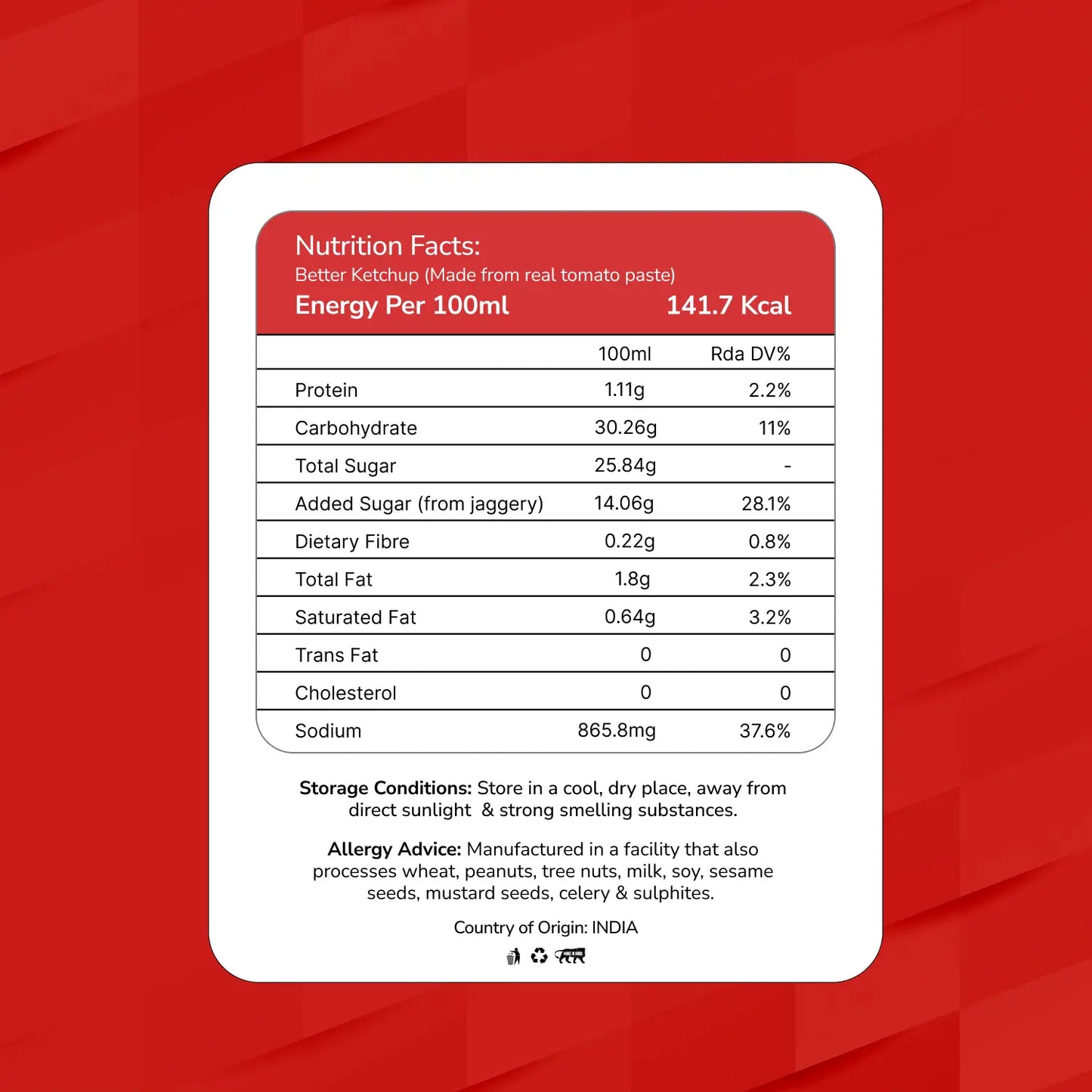 Granos Better Ketchup 295ml | Rich Tomato Sauce