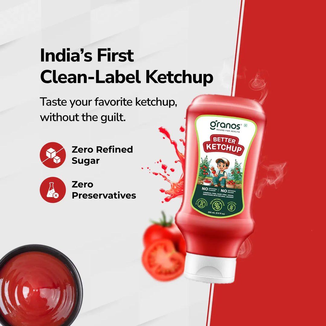 Granos Better Ketchup 295ml | Rich Tomato Sauce