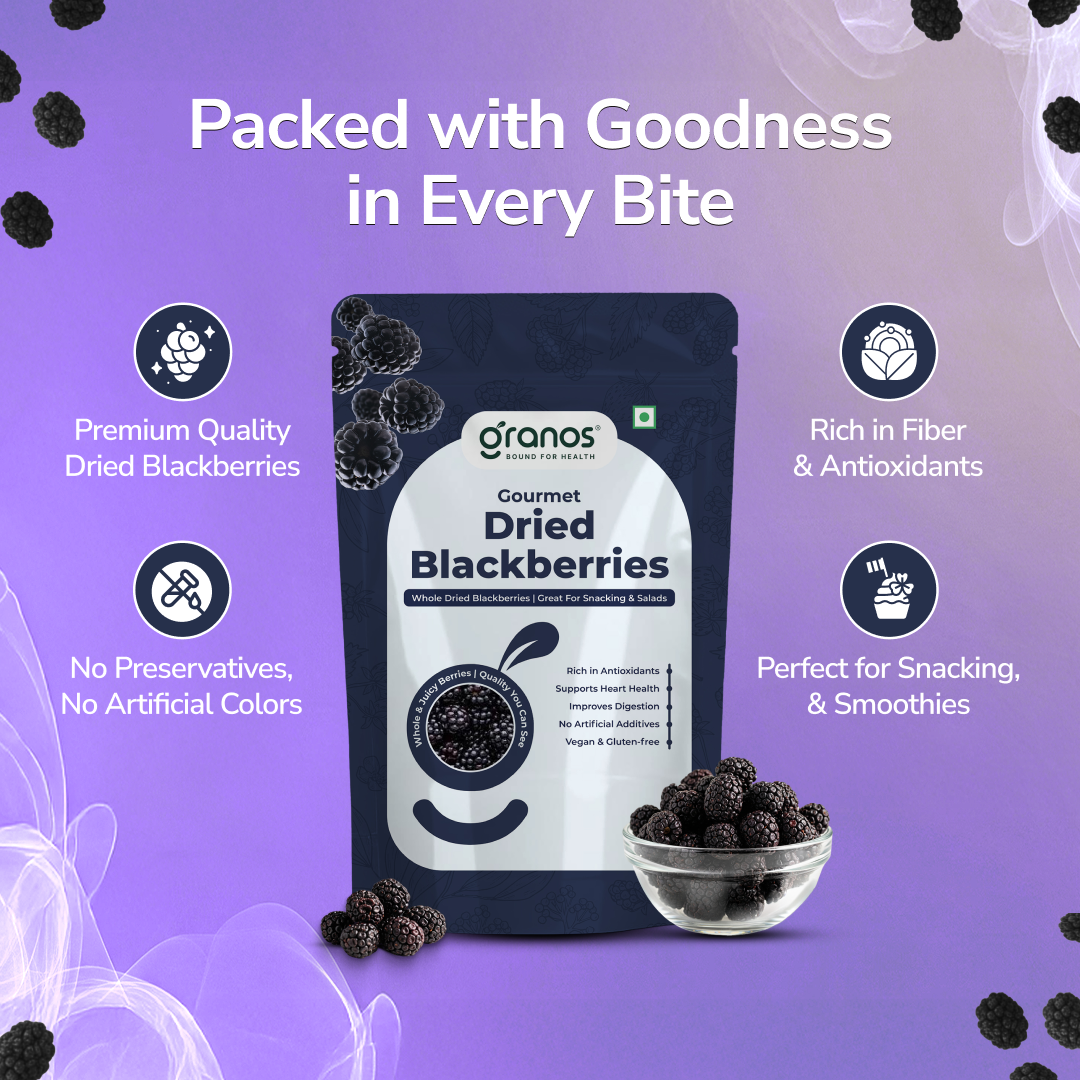 Granos Exotic Dried Blackberries 150g