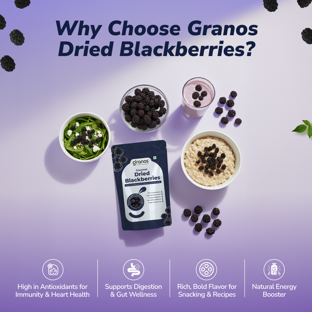 Granos Exotic Dried Blackberries 150g