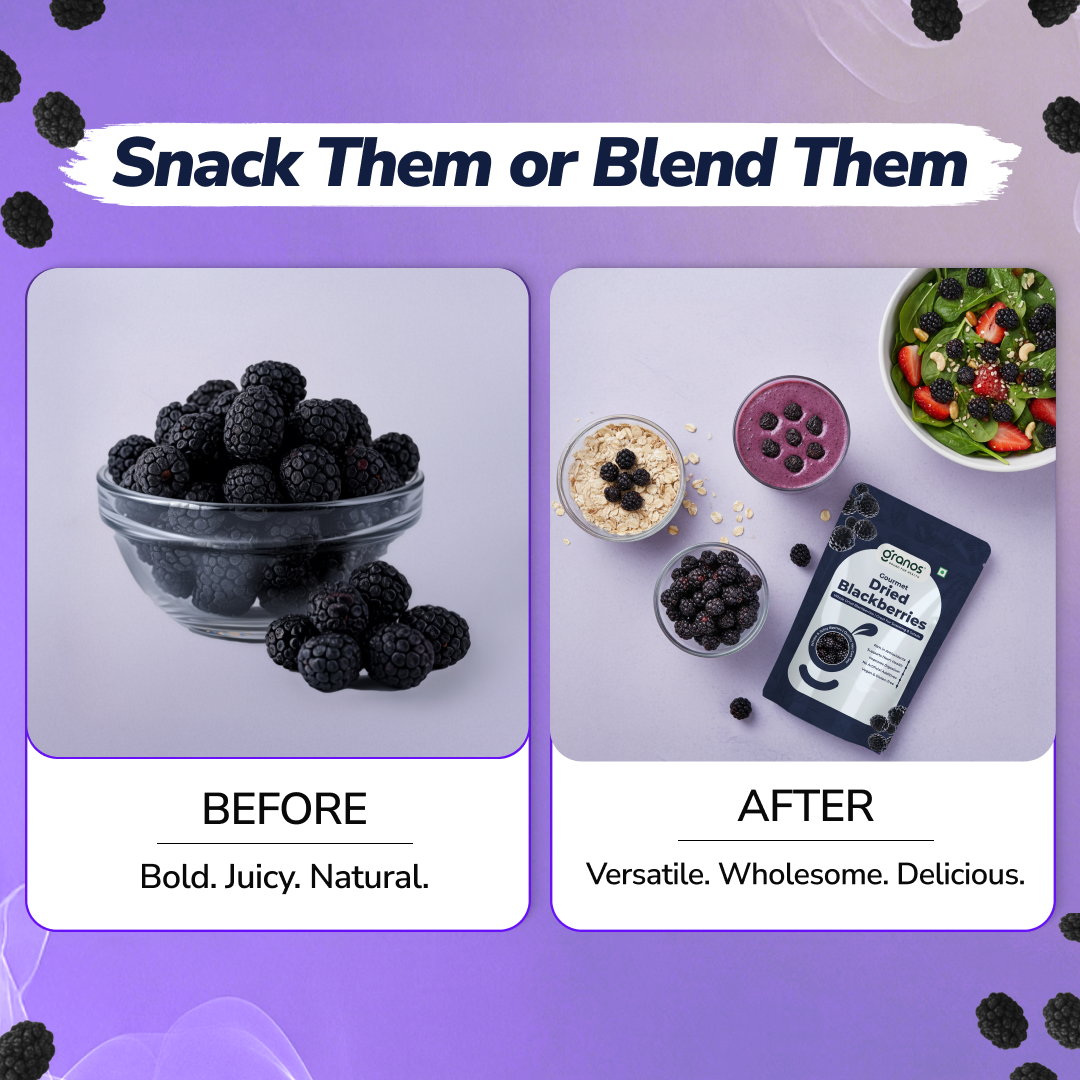 Granos Exotic Dried Blackberries 150g