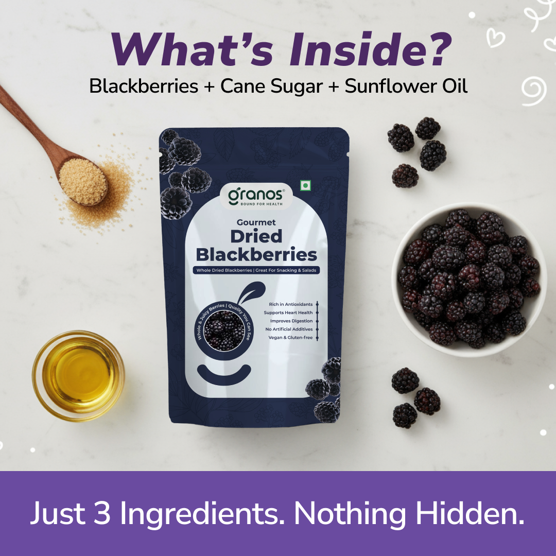 Granos Exotic Dried Blackberries 150g