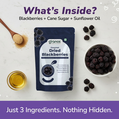 Granos Exotic Dried Blackberries 150g