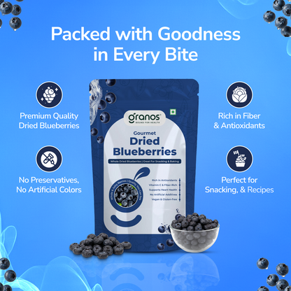 Granos Exotic Dried Blueberries 150g