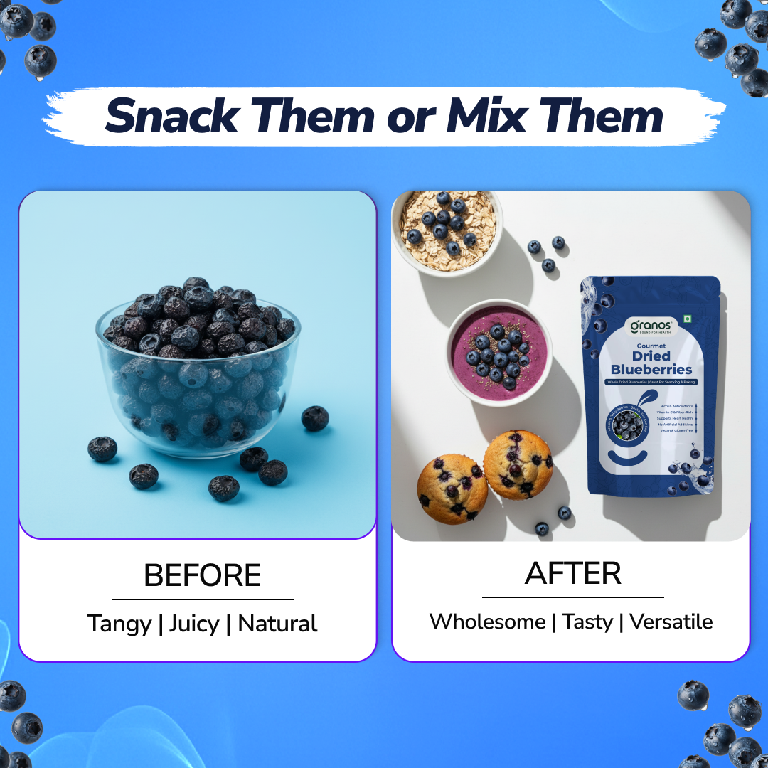 Granos Exotic Dried Blueberries 150g