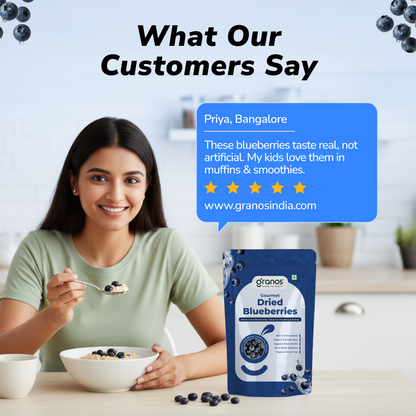 Granos Exotic Dried Blueberries 150g