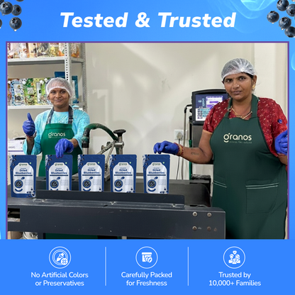 Granos Exotic Dried Blueberries 150g