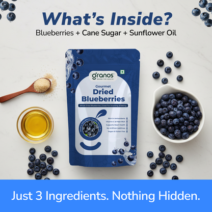 Granos Exotic Dried Blueberries 150g