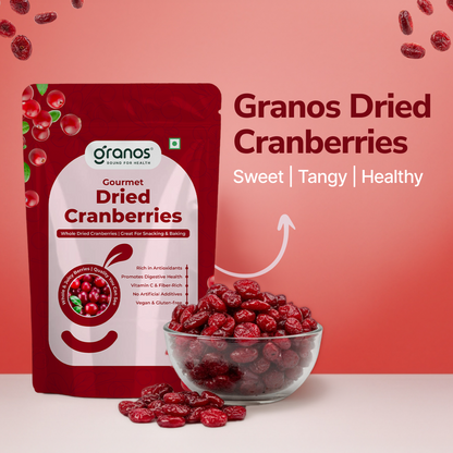 Granos Exotic Dried Cranberries 200g