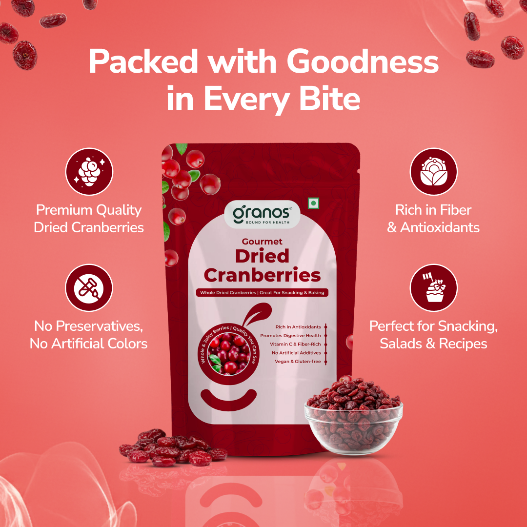 Granos Exotic Dried Cranberries 200g