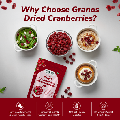 Granos Exotic Dried Cranberries 200g