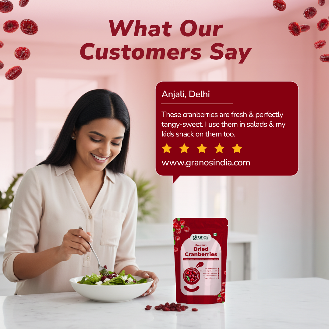 Granos Exotic Dried Cranberries 200g