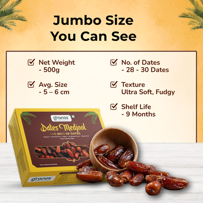 Granos Medjool date Box 500g