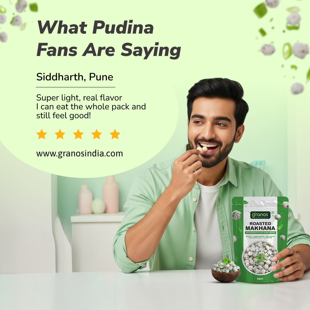 Granos Roasted Makhana 60g Mint