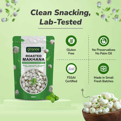 Granos Roasted Makhana 60g Mint