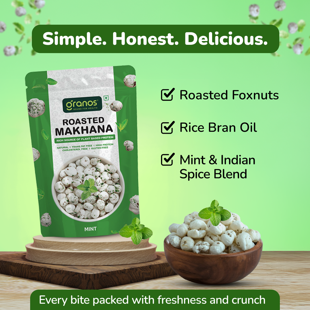 Granos Roasted Makhana 60g Mint