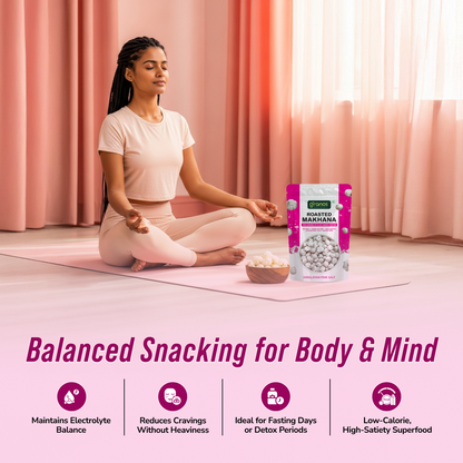 Granos Roasted Makhana 60g Himalayan Pink Salt