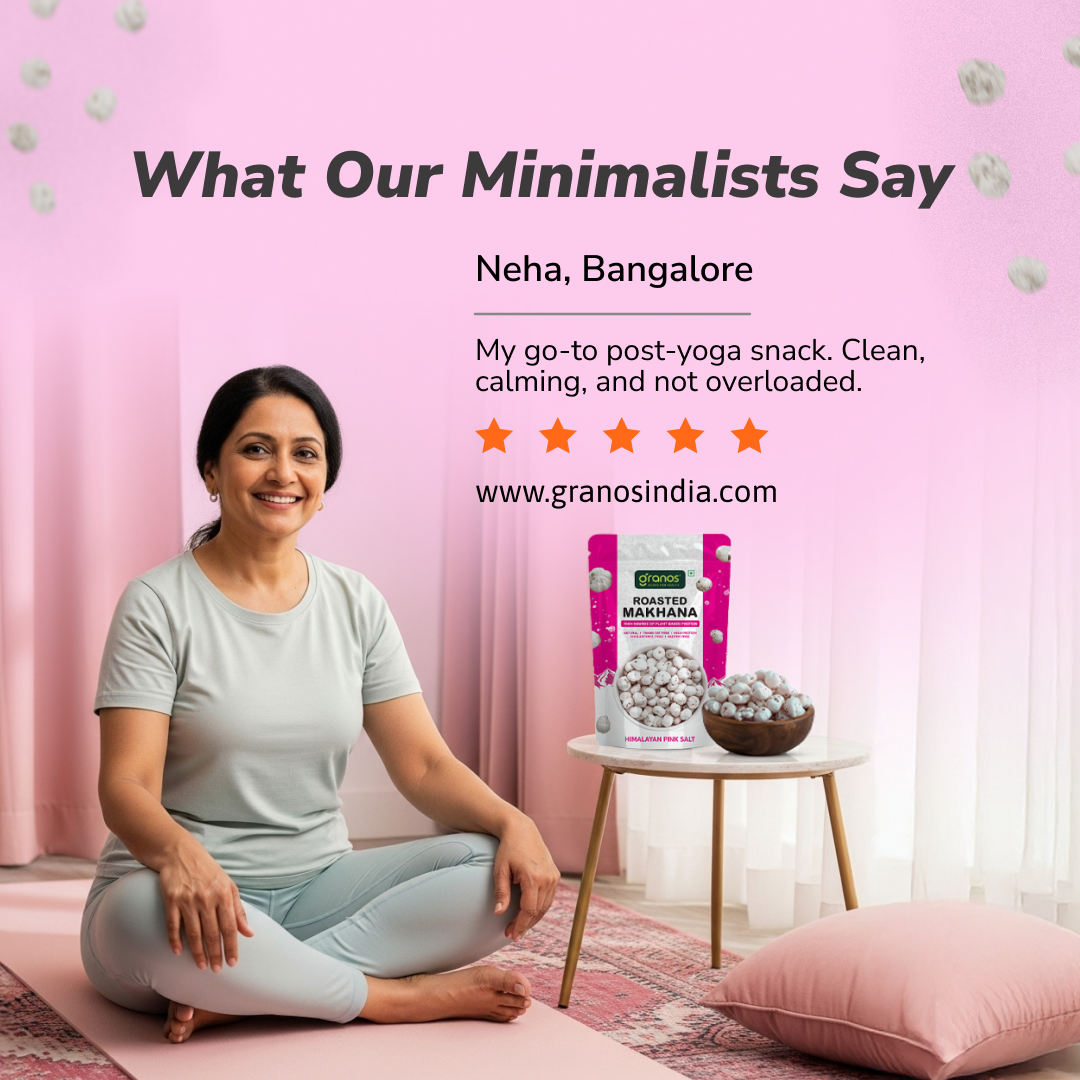 Granos Roasted Makhana 60g Himalayan Pink Salt