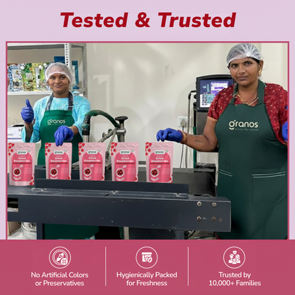 Granos Exotic Dried Raspberries 150g