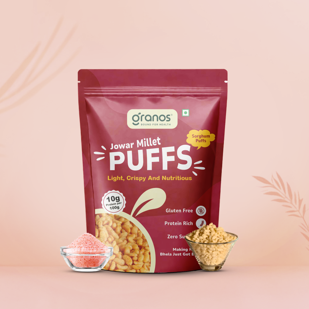 Granos Roasted Millet Jowar Puffs 150g