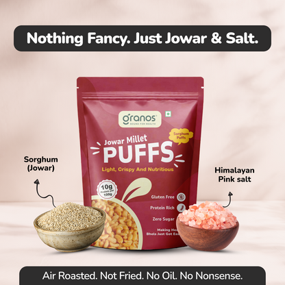 Granos Roasted Millet Jowar Puffs 150g