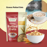 Granos Jumbo Rolled Oats 1kg | High Protein & Fiber
