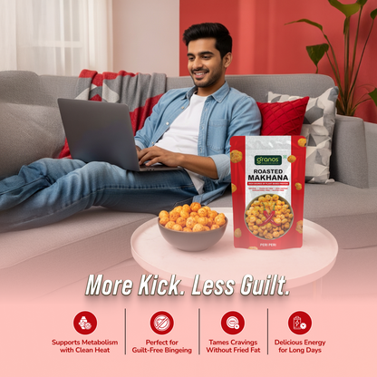 Granos Roasted Makhana 60g Peri Peri