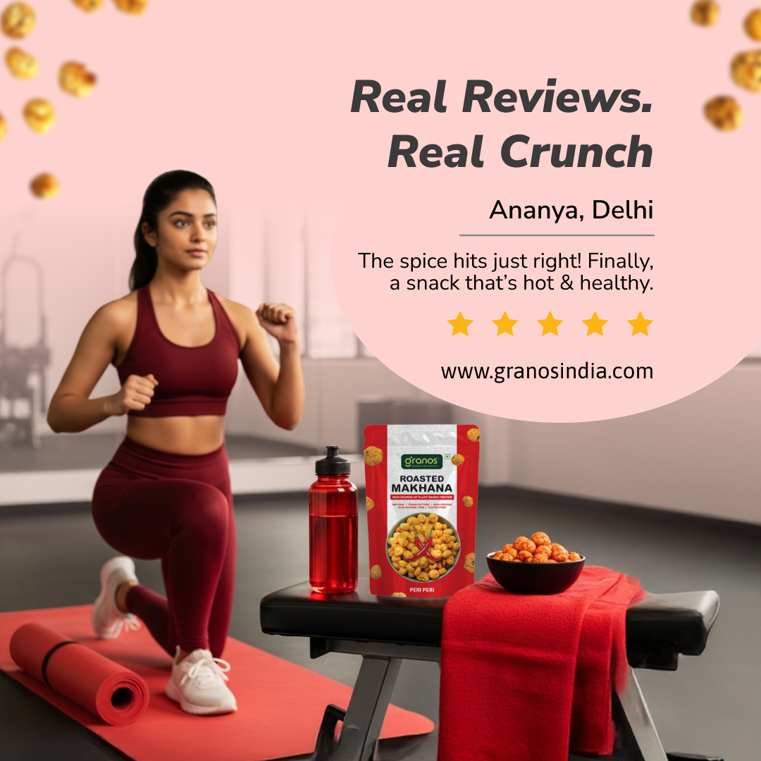 Granos Roasted Makhana 60g Peri Peri