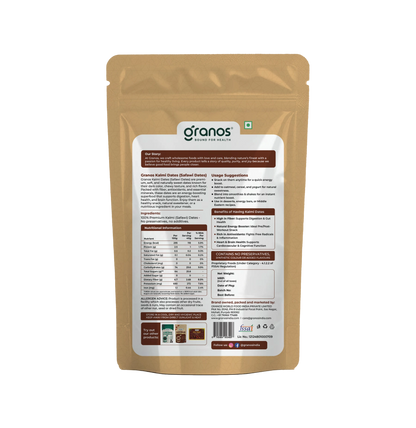 Granos Kalmi Dates 500g | Produce Of Saudi Arabia