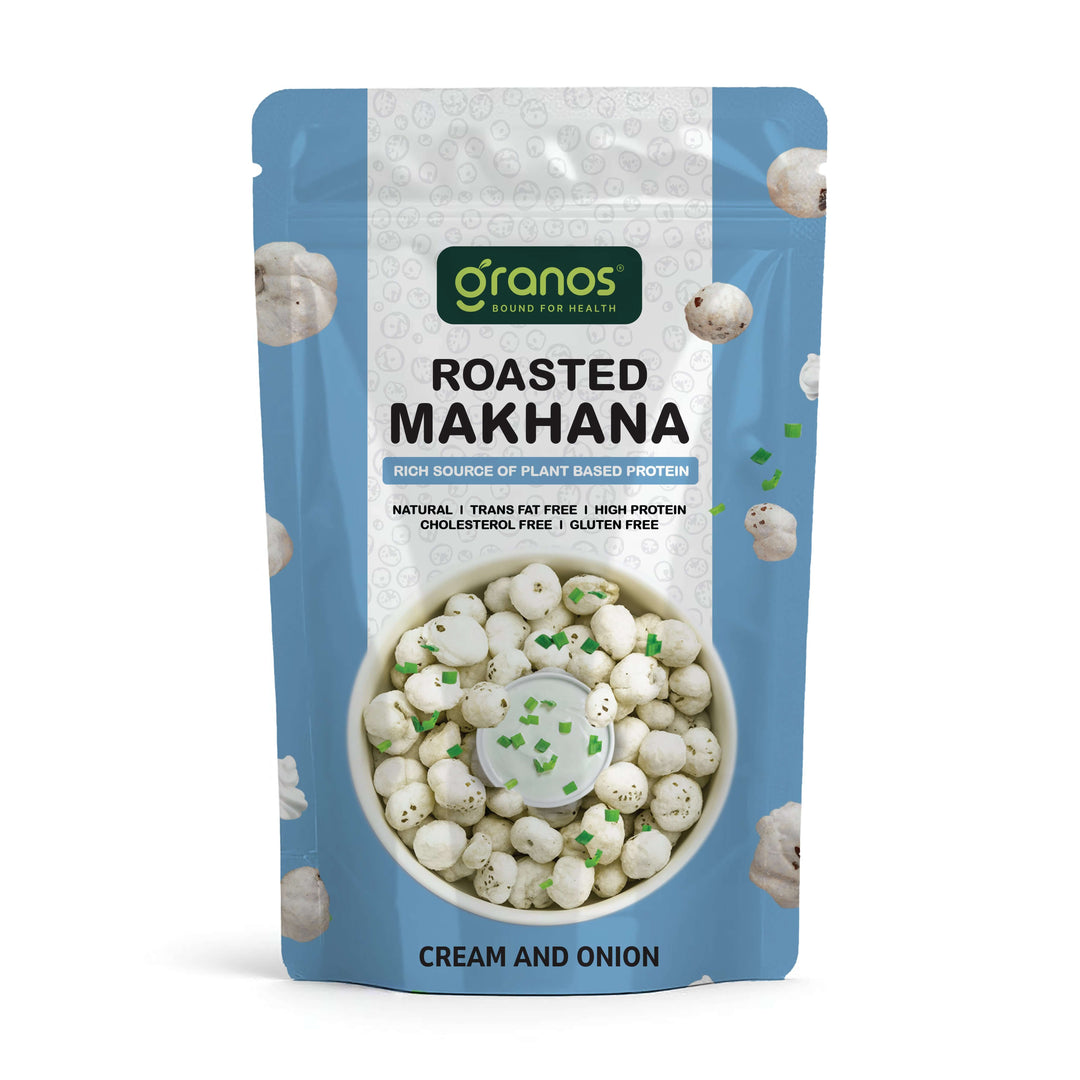 Granos Roasted Makhana 60g Cream & Onion