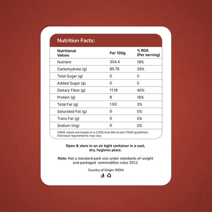 Granos Sprouted Ragi Flour 1kg | Finger Millet - Nachni Atta | Gluten-Free, Rich in Calcium