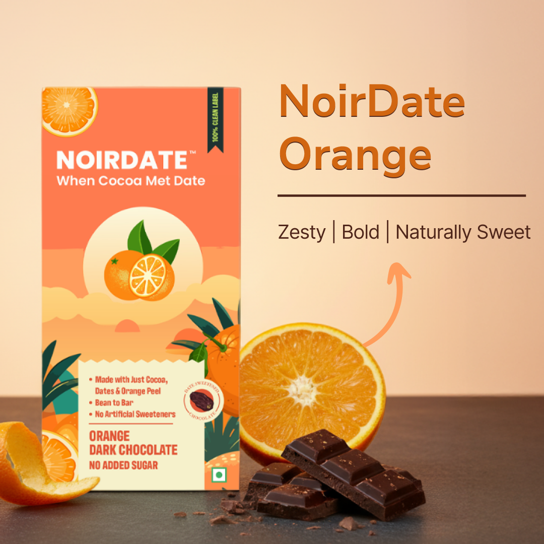 NoirDate Orange Dark Chocolate 75g