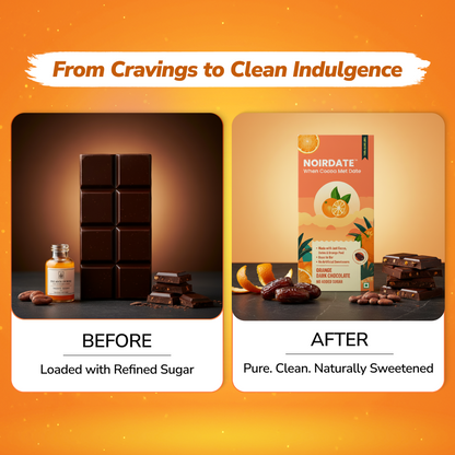 NoirDate Orange Dark Chocolate 75g