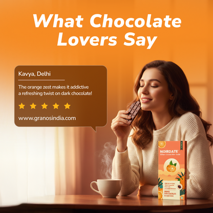 NoirDate Orange Dark Chocolate 75g