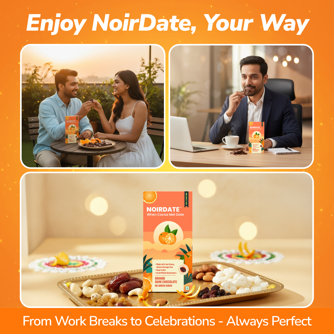 NoirDate Orange Dark Chocolate 75g