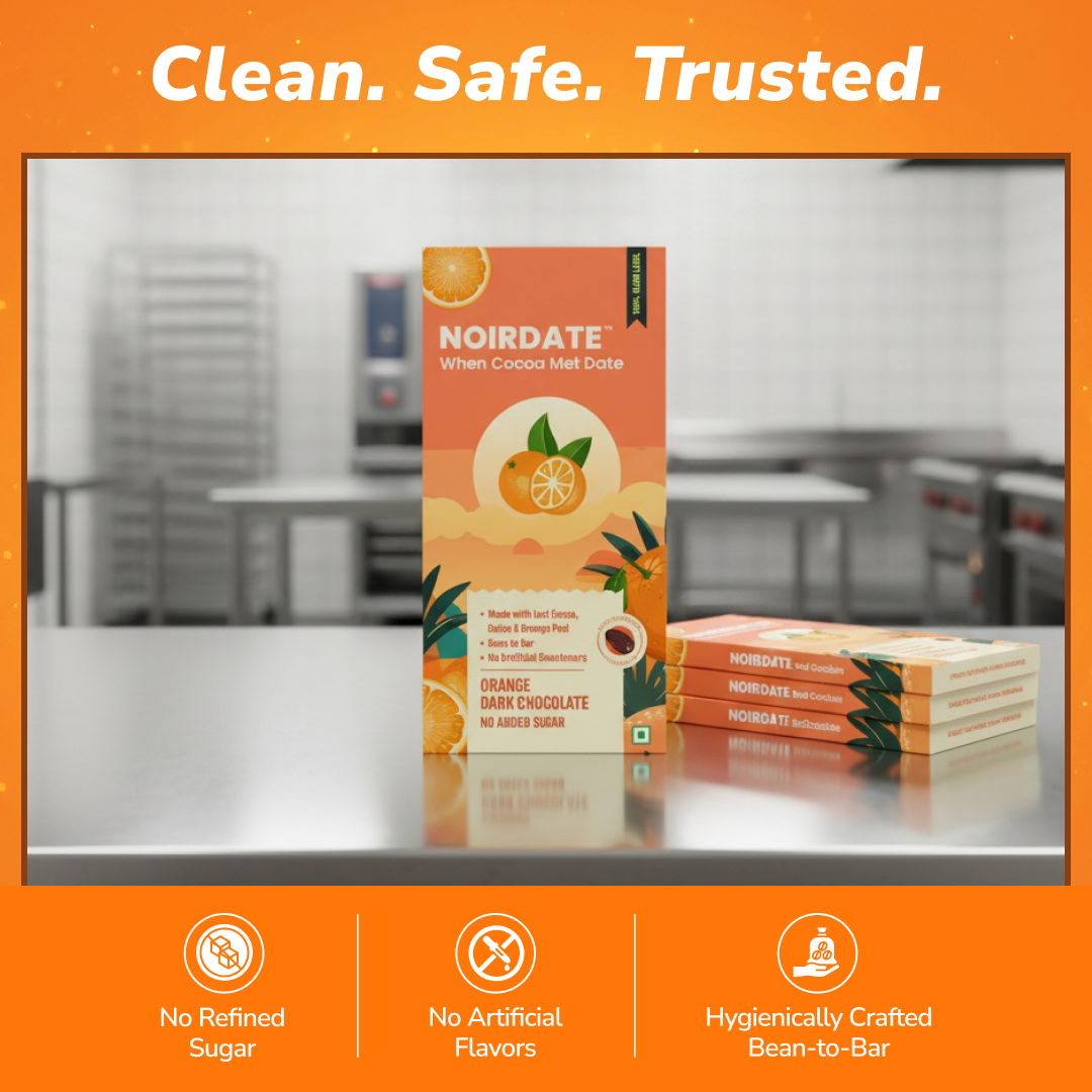 NoirDate Orange Dark Chocolate 75g