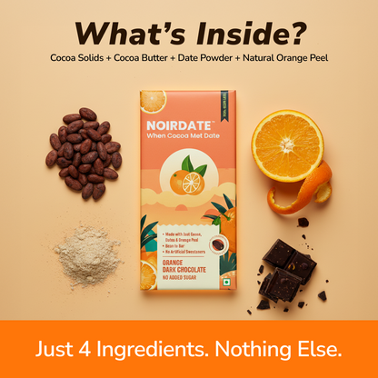 NoirDate Orange Dark Chocolate 75g