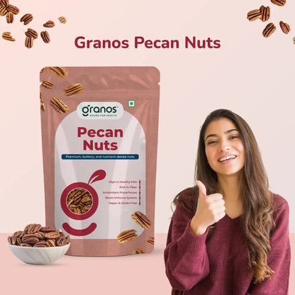 Granos Exotic Pecan nuts 200g | Produce Of USA