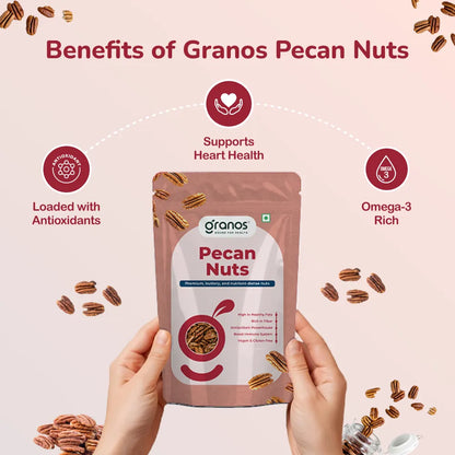 Granos Exotic Pecan nuts 200g | Produce Of USA