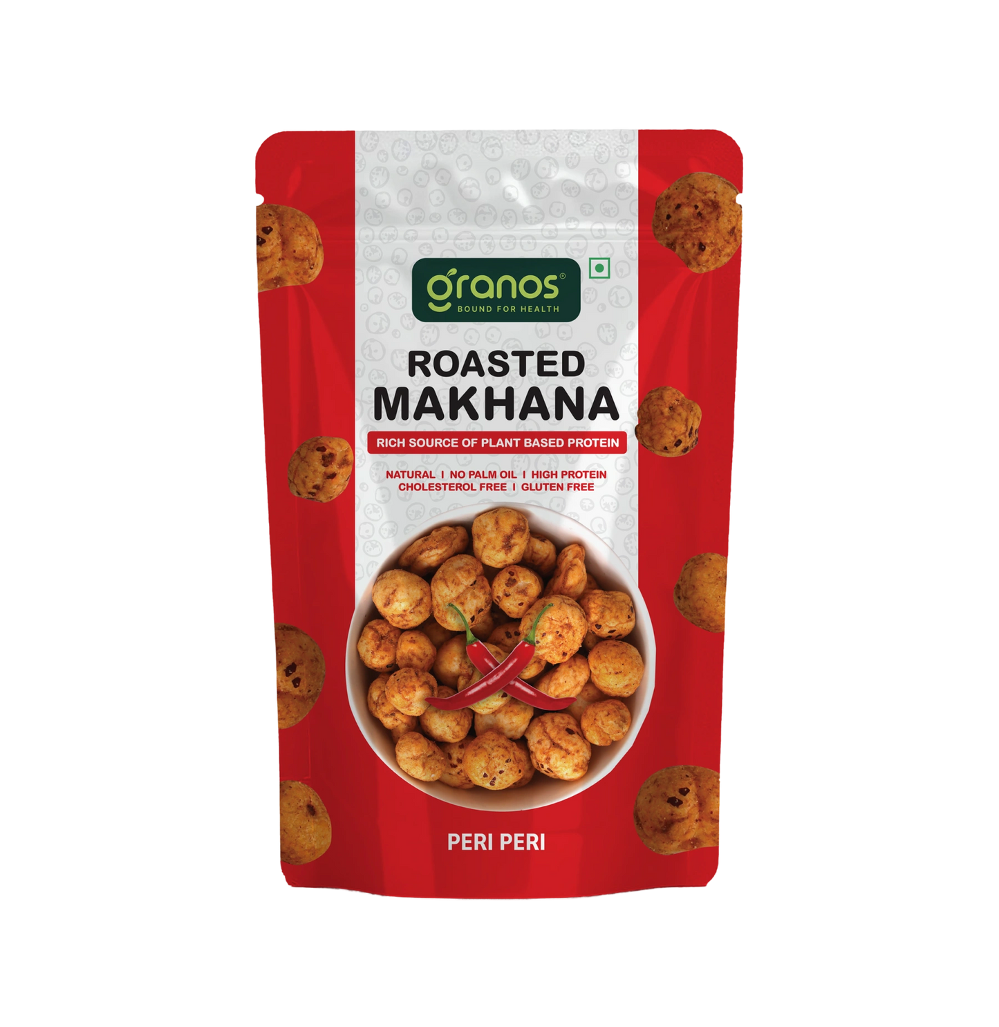 Granos Roasted Makhana 60g Peri Peri
