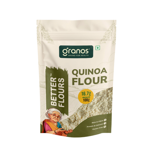Granos Quinoa Flour 1 kg | High Protein & Fiber | Superfood for Weight Loss & Gut Health