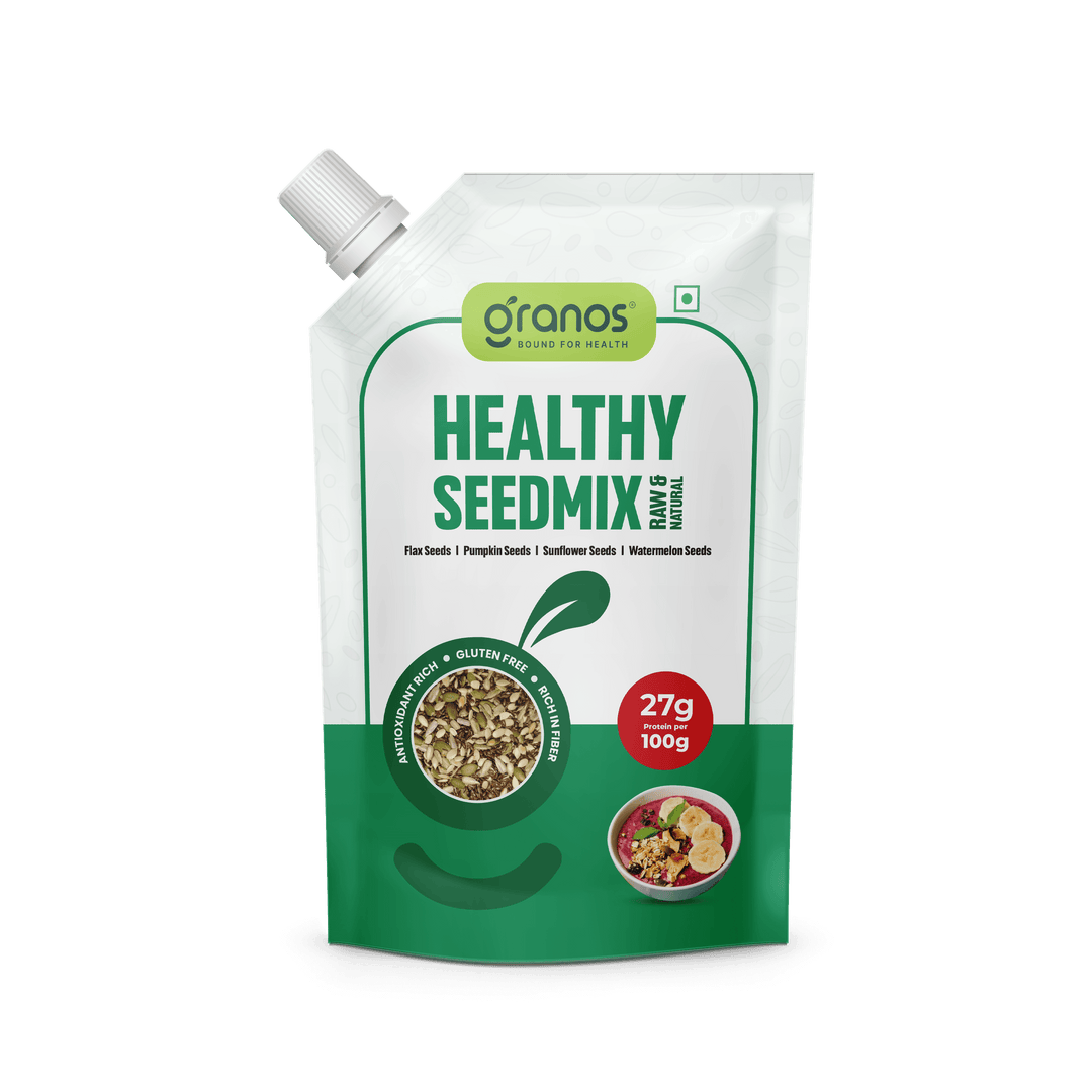 Granos Healthy Seedmix Raw & Natural 200g Spout Pack